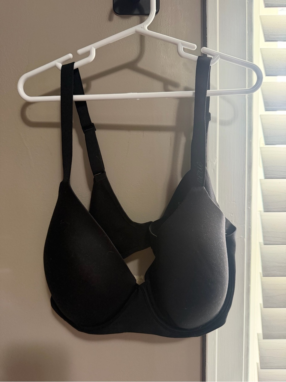 aerie Black T-Shirt Bra with Light Padding